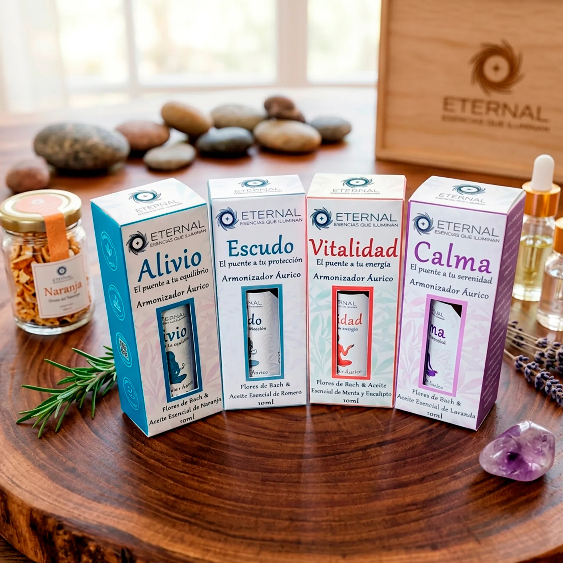 Armonizador Áurico con Aceites Esenciales y Flores de Bach